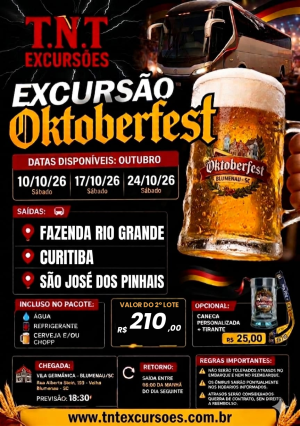 Excursão Oktoberfest 24/10/2026