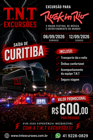 Excursão Rock in Rio 12/09