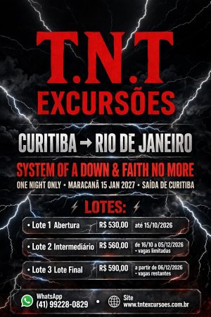 Excursão Soad e Faith no More